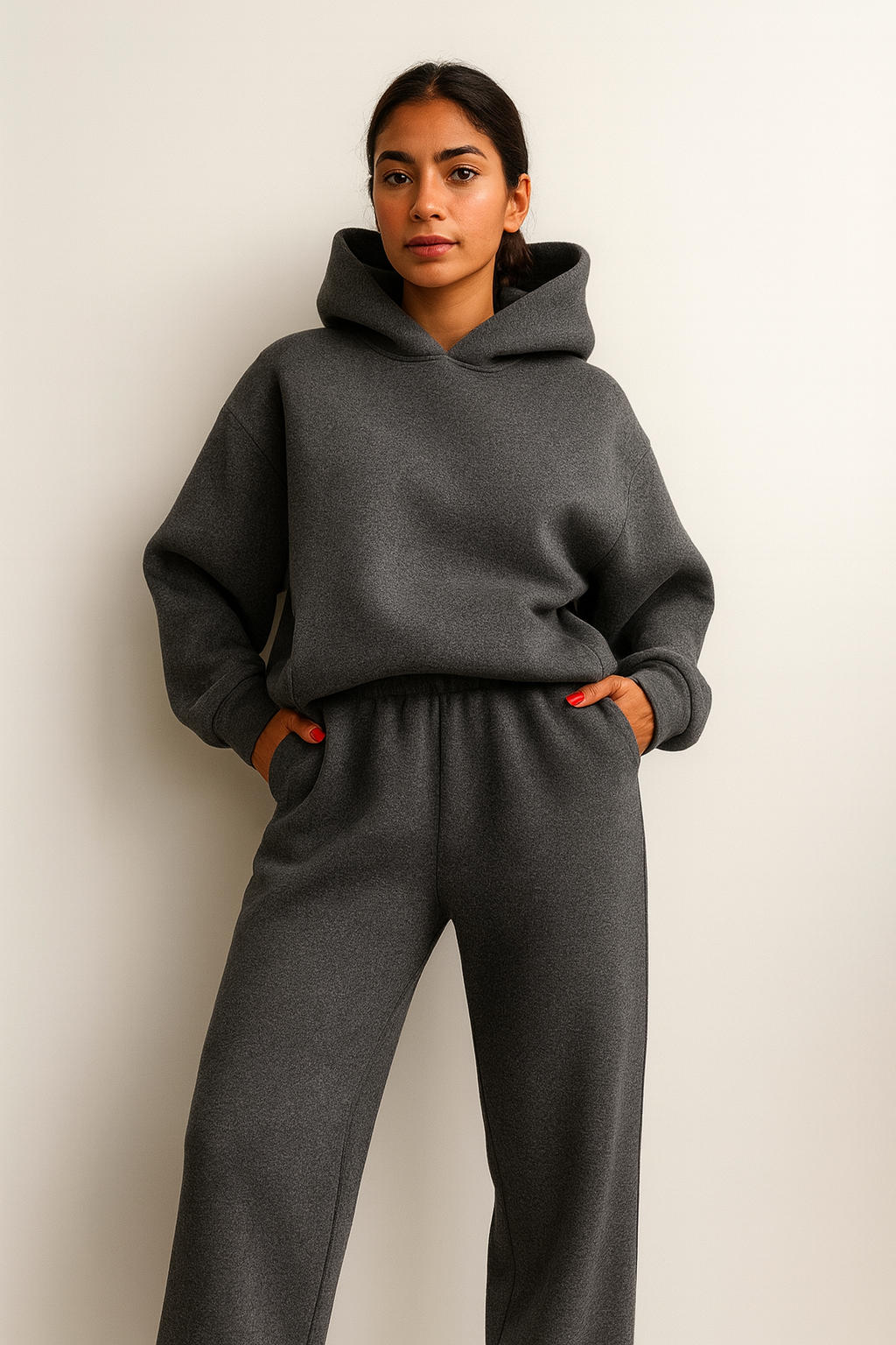 Women's Hooded Loungewear Set | Soft Lined Two-Piece Comfort