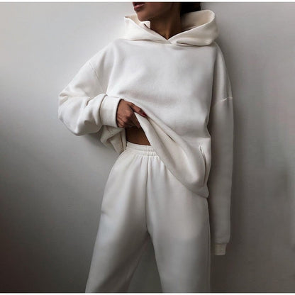 Women's Hooded Loungewear Set | Soft Lined Two-Piece Comfort