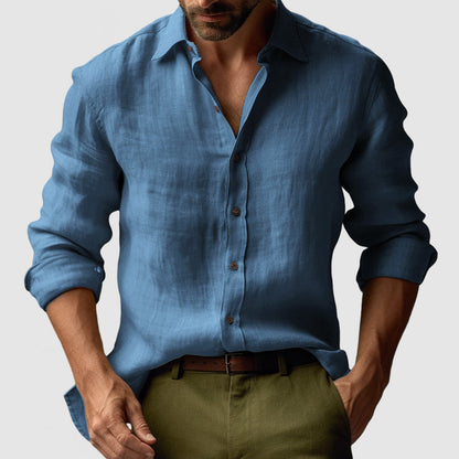 Men's Vintage Button-Up Shirt | Casual Summer Essential