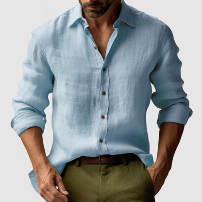 Men's Vintage Button-Up Shirt | Casual Summer Essential
