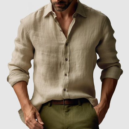 Men's Vintage Button-Up Shirt | Casual Summer Essential