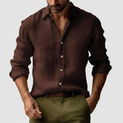 Men's Vintage Button-Up Shirt | Casual Summer Essential