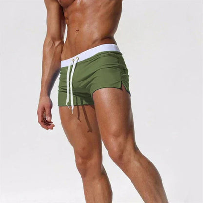 Men's Quick-Dry Swim Shorts | Drawstring Beach Board Shorts
