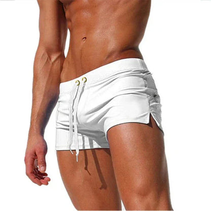 Men's Quick-Dry Swim Shorts | Drawstring Beach Board Shorts
