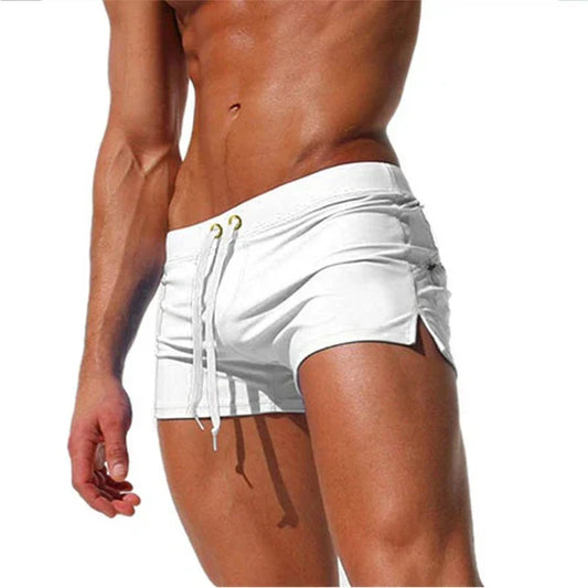 Men's Quick-Dry Swim Shorts | Drawstring Beach Board Shorts