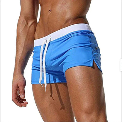 Men's Quick-Dry Swim Shorts | Drawstring Beach Board Shorts