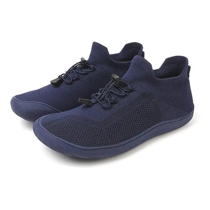Unisex Knit Barefoot Shoes | Toggle Lace-Up Wide Toe Box