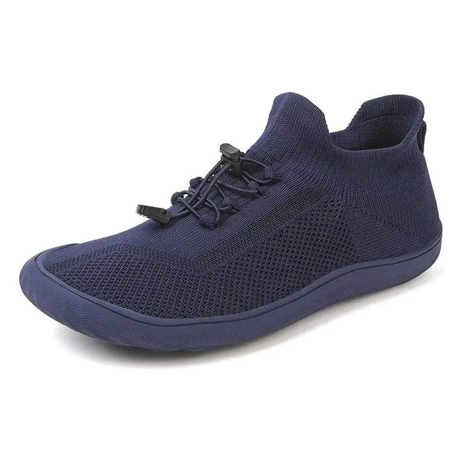 Unisex Knit Barefoot Shoes | Toggle Lace-Up Wide Toe Box