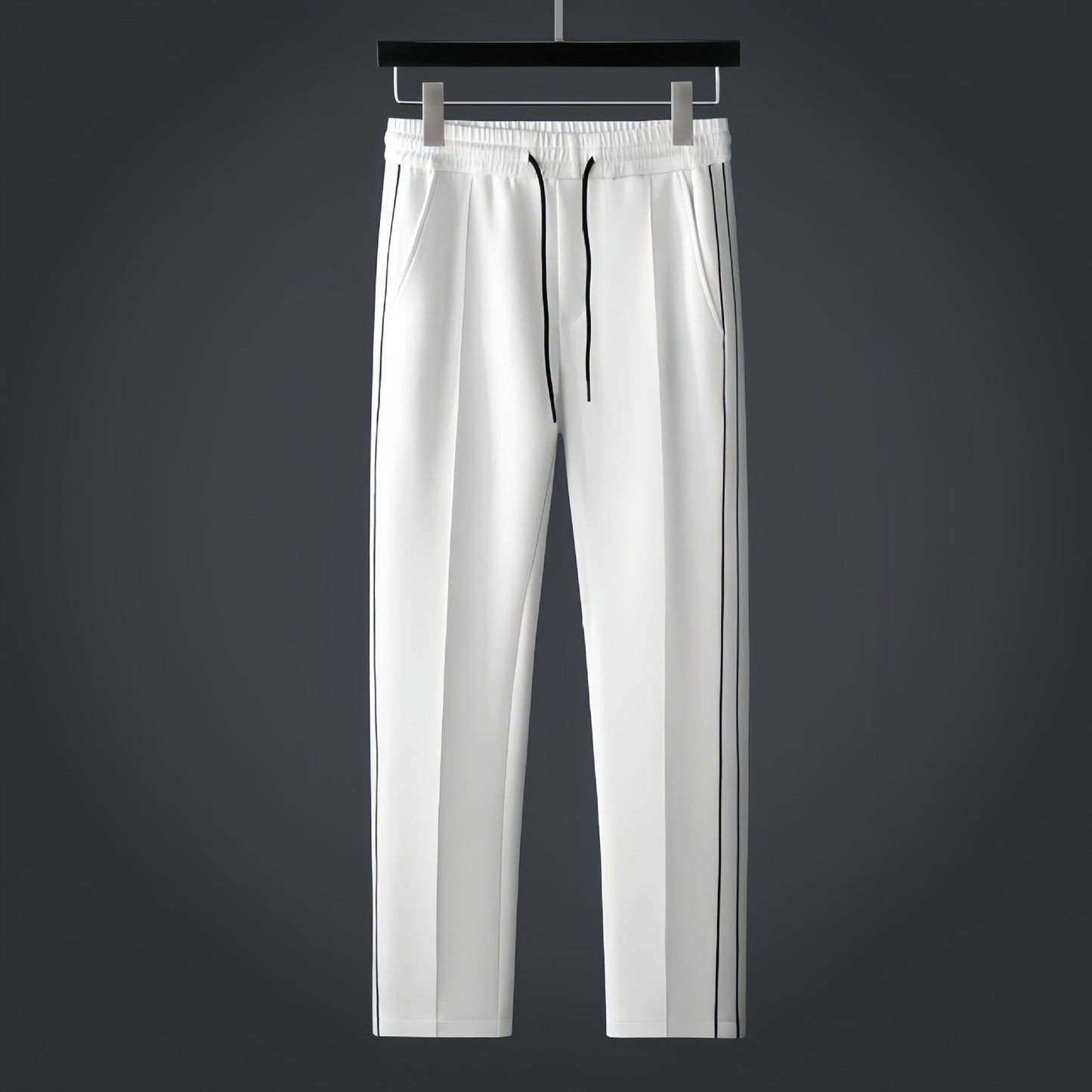 Men's Two-Piece Track Set | Stretch Stripe Athletic Style
