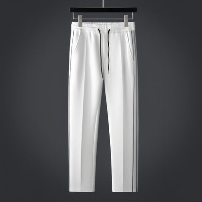 Men's Two-Piece Track Set | Stretch Stripe Athletic Style