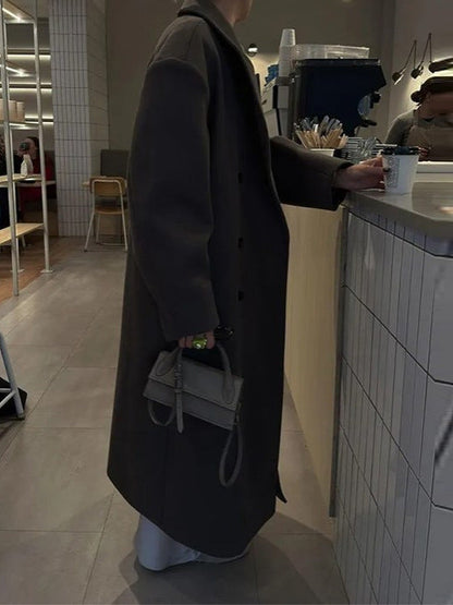 Women's Oversized Double-Breasted Coat | Effortless Everyday Layering