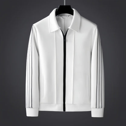 Men's Two-Piece Track Set | Stretch Stripe Athletic Style