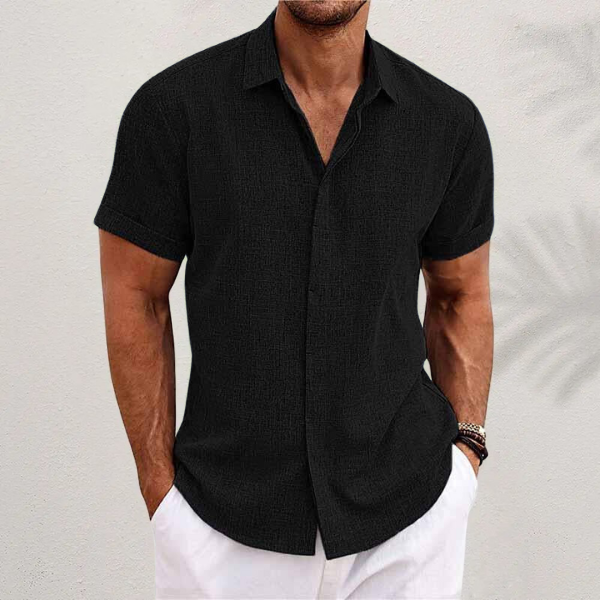 Men's Relaxed Linen-Style Shirt | Casual Summer Essential