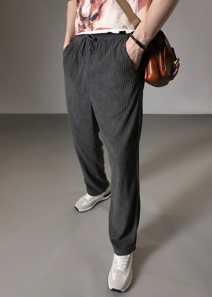 Women's Ribbed Trousers | Soft Stretch Everyday Fit