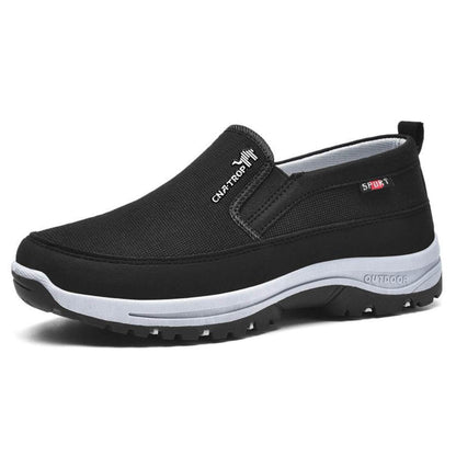 Men's Ergonomic Slip-On Comfort Shoes | Wide Fit Walking Shoes