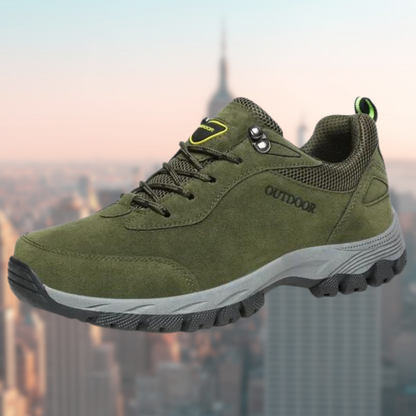 Men's Non-Slip Outdoor Comfort Shoes | Lace-Up Suede Style Walking Shoes