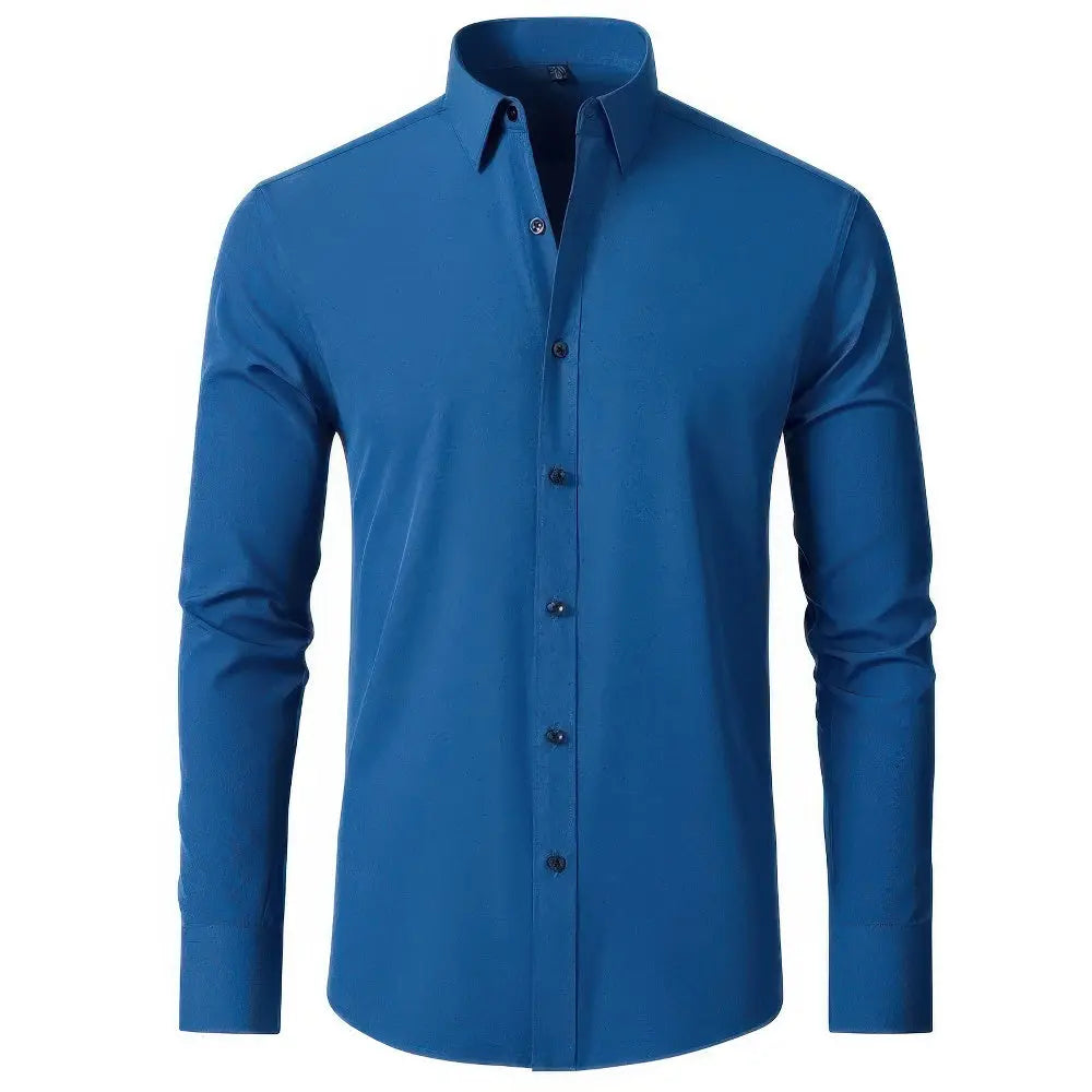 Men's Stretch Dress Shirt | Wrinkle-Free Non-Iron Fabric