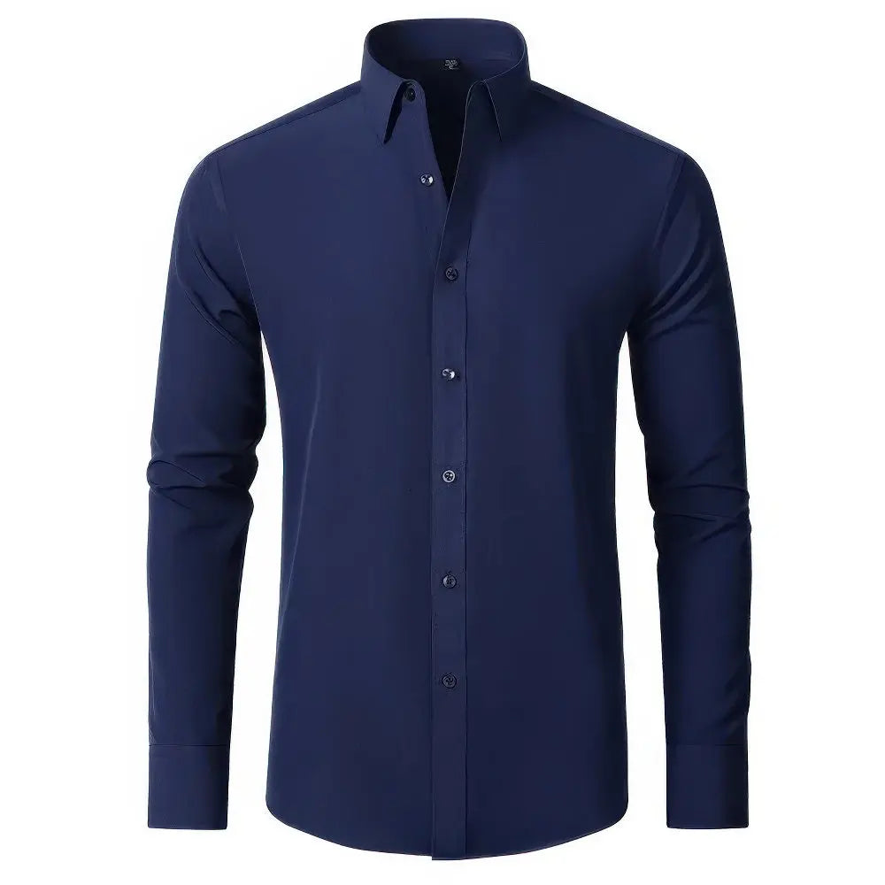 Men's Stretch Dress Shirt | Wrinkle-Free Non-Iron Fabric
