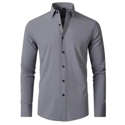 Men's Stretch Dress Shirt | Wrinkle-Free Non-Iron Fabric