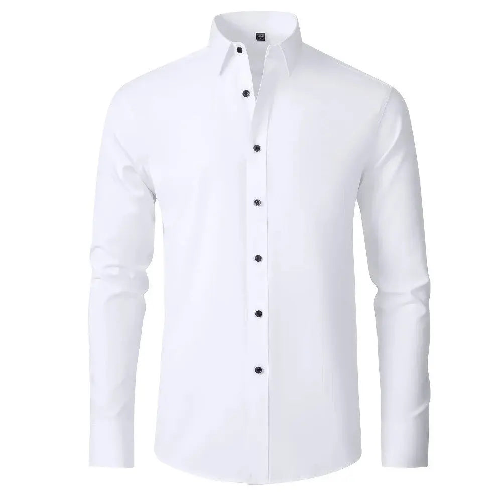 Men's Stretch Dress Shirt | Wrinkle-Free Non-Iron Fabric