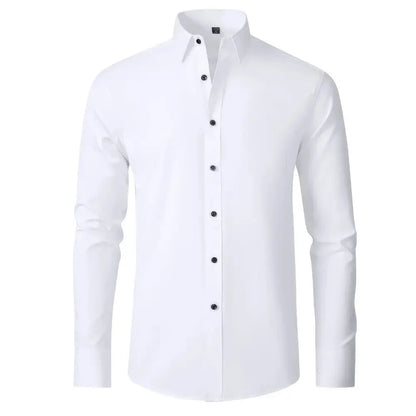 Men's Stretch Dress Shirt | Wrinkle-Free Non-Iron Fabric