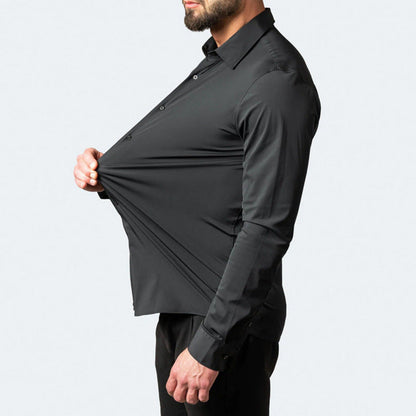 Men's Stretch Dress Shirt | Wrinkle-Free Non-Iron Fabric
