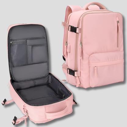 Expandable Travel Backpack | 76L Carry-On Cabin Bag