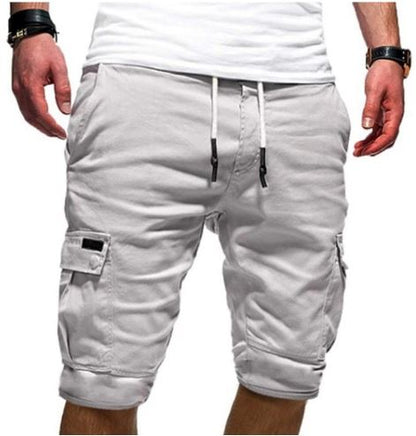 Men's Cargo Shorts | Multi-Pocket Drawstring Summer Shorts
