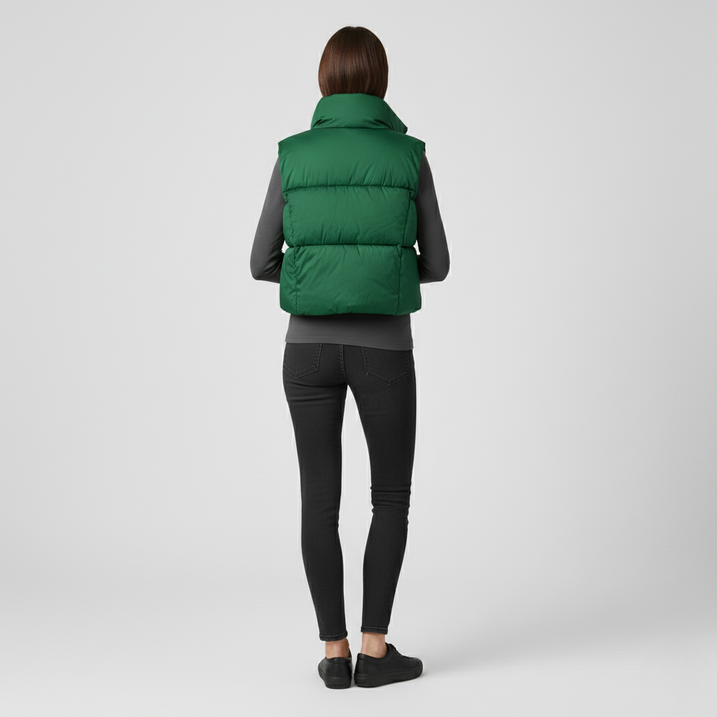 Women’s Short Puffer Down Vest