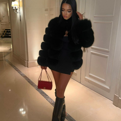 Women's Faux Fur Coat | Chic Winter Statement Jacket