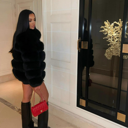 Women's Faux Fur Coat | Chic Winter Statement Jacket