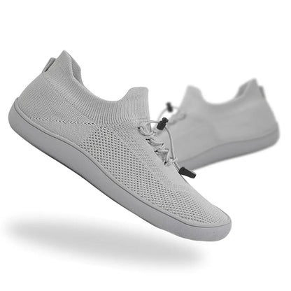 Unisex Knit Barefoot Shoes | Toggle Lace-Up Wide Toe Box
