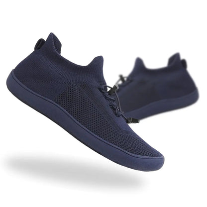 Unisex Knit Barefoot Shoes | Toggle Lace-Up Wide Toe Box