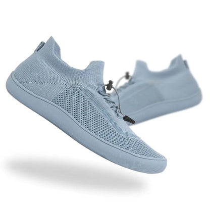 Unisex Knit Barefoot Shoes | Toggle Lace-Up Wide Toe Box