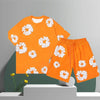 Men's Cotton Flower 3D Printed Shorts Set