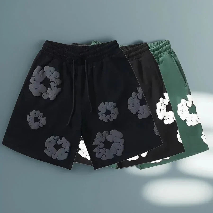 Unisex Floral Shorts Pant