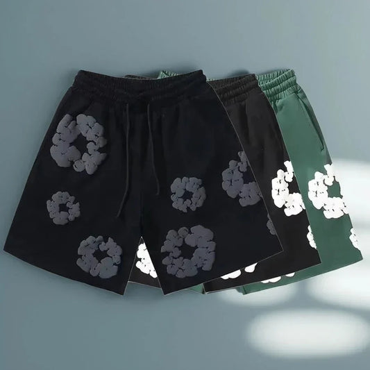 Unisex Floral Shorts Pant