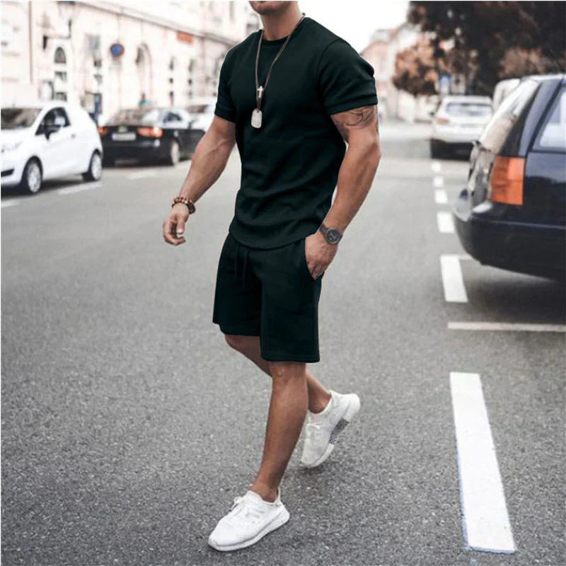 Alsten | Men's Lightweight Short Sleeve Shirt and Matching Shorts