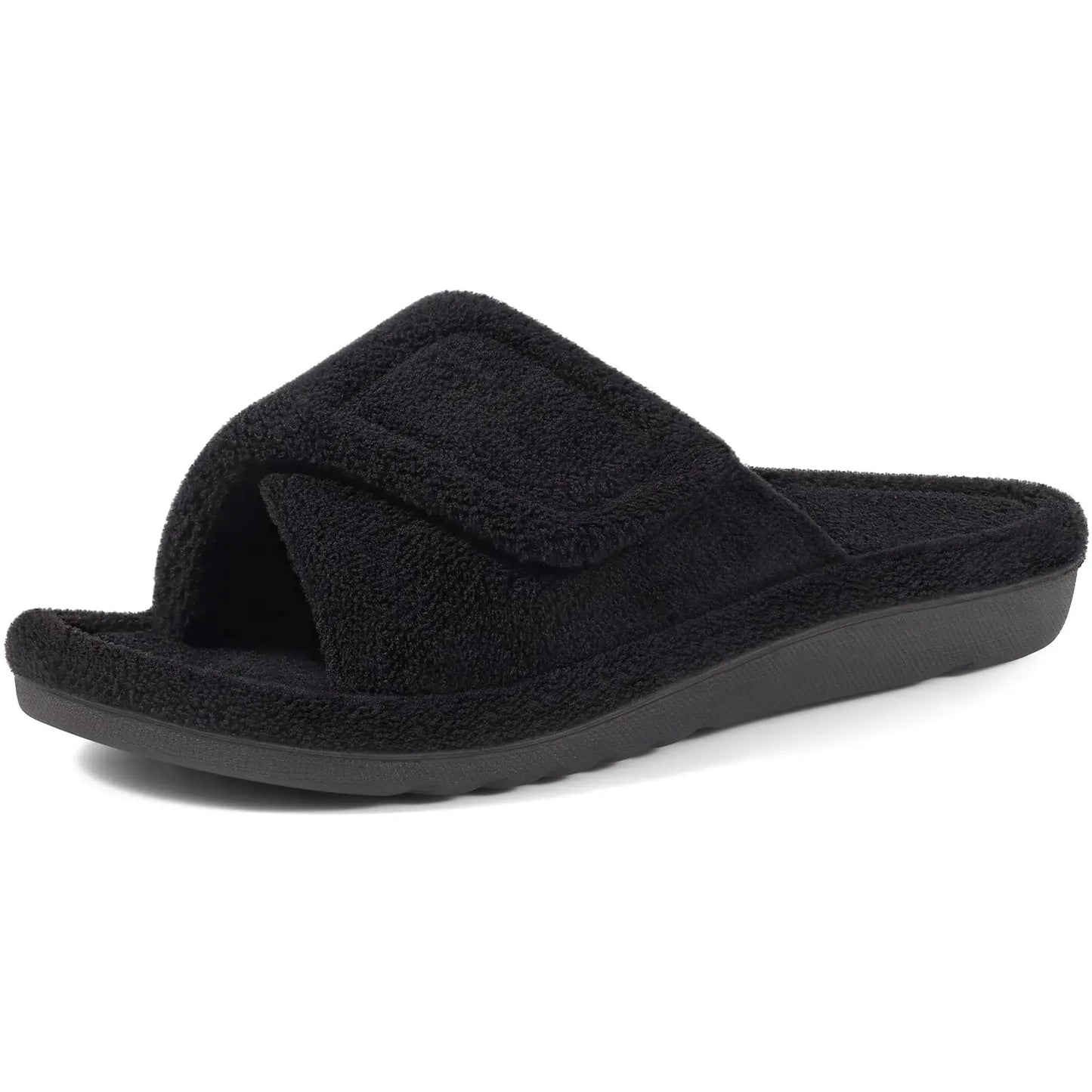 Ergonomic House Slippers | Adjustable Velcro Wide Fit