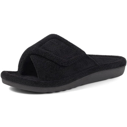 Ergonomic House Slippers | Adjustable Velcro Wide Fit