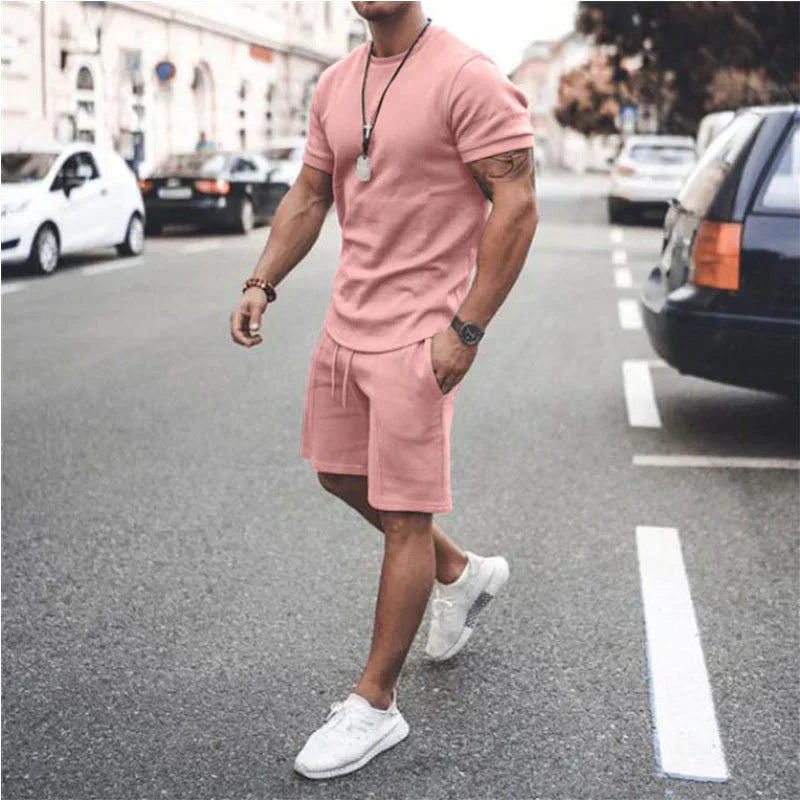 Alsten | Men's Lightweight Short Sleeve Shirt and Matching Shorts