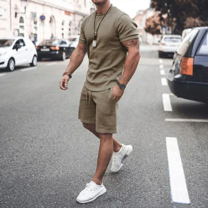 Alsten | Men's Lightweight Short Sleeve Shirt and Matching Shorts