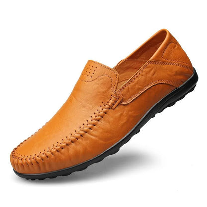 Women's Hand-Stitched Loafers | Leather-Style Everyday Flats