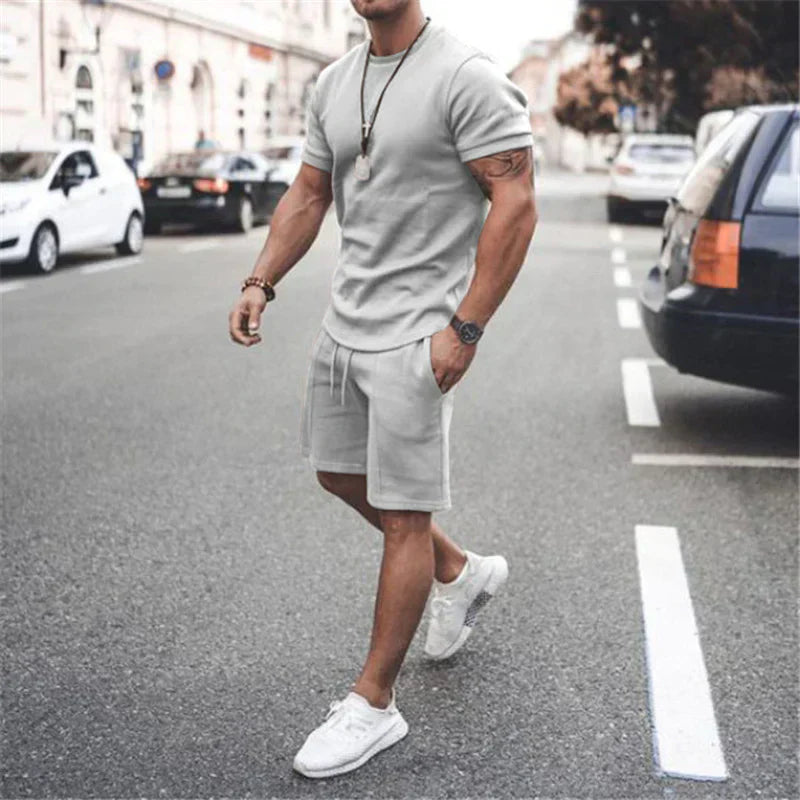 Alsten | Men's Lightweight Short Sleeve Shirt and Matching Shorts