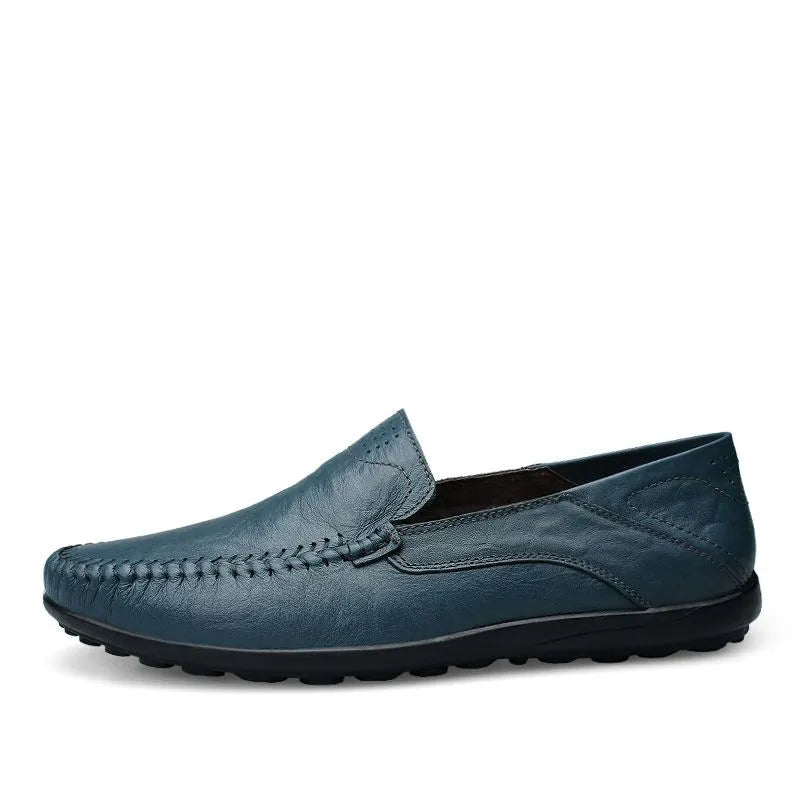 Women's Hand-Stitched Loafers | Leather-Style Everyday Flats