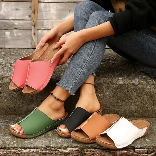 Women's Ergonomic Summer Sandals | Arch Support Open Toe