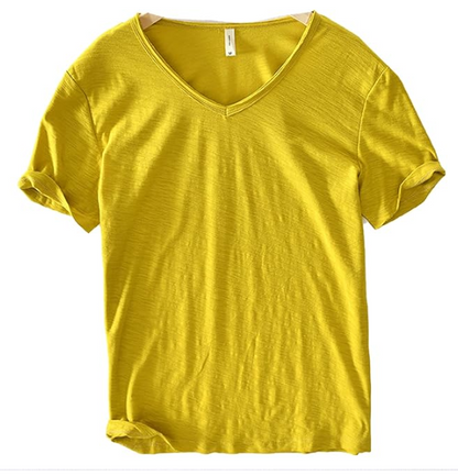 Men's V-Neck T-Shirt | Lightweight Casual Short-Sleeve