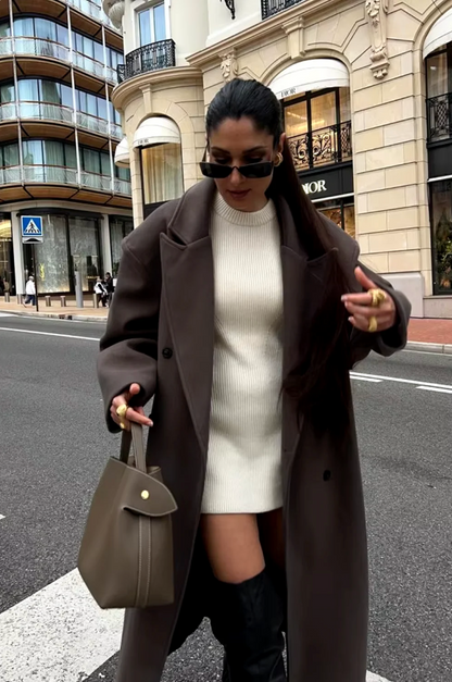 Women's Oversized Double-Breasted Coat | Effortless Everyday Layering