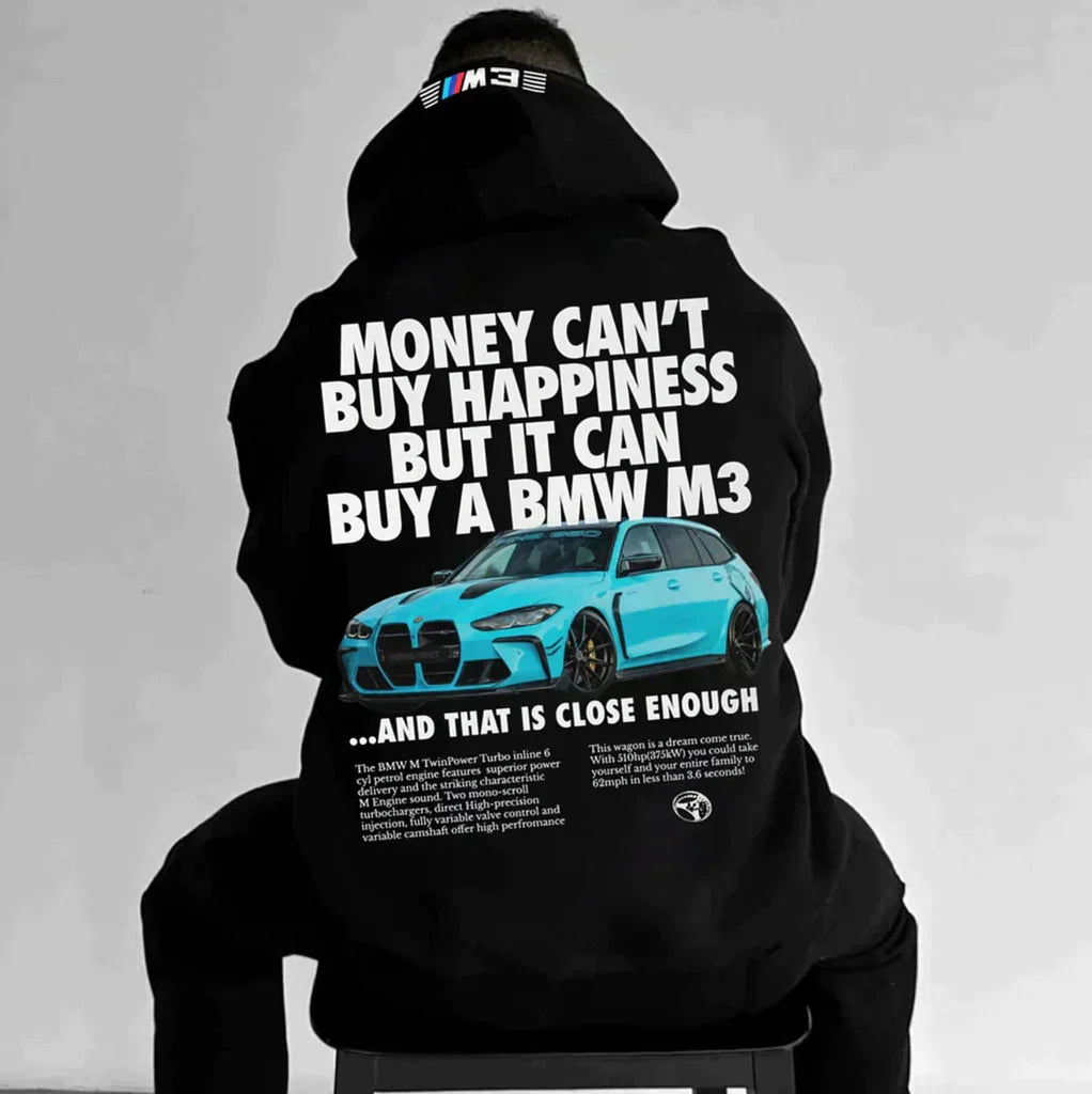 Men's Racing Print Hoodie | Graphic Pullover