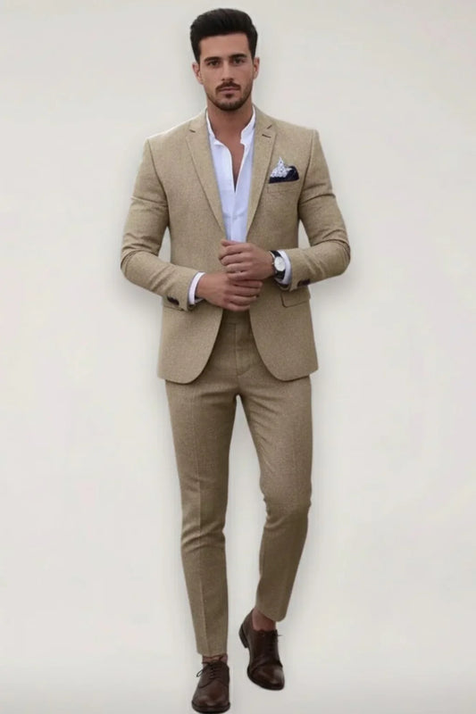 Men's Slim Fit Two-Piece Suit | Blazer & Trousers Wedding Ready